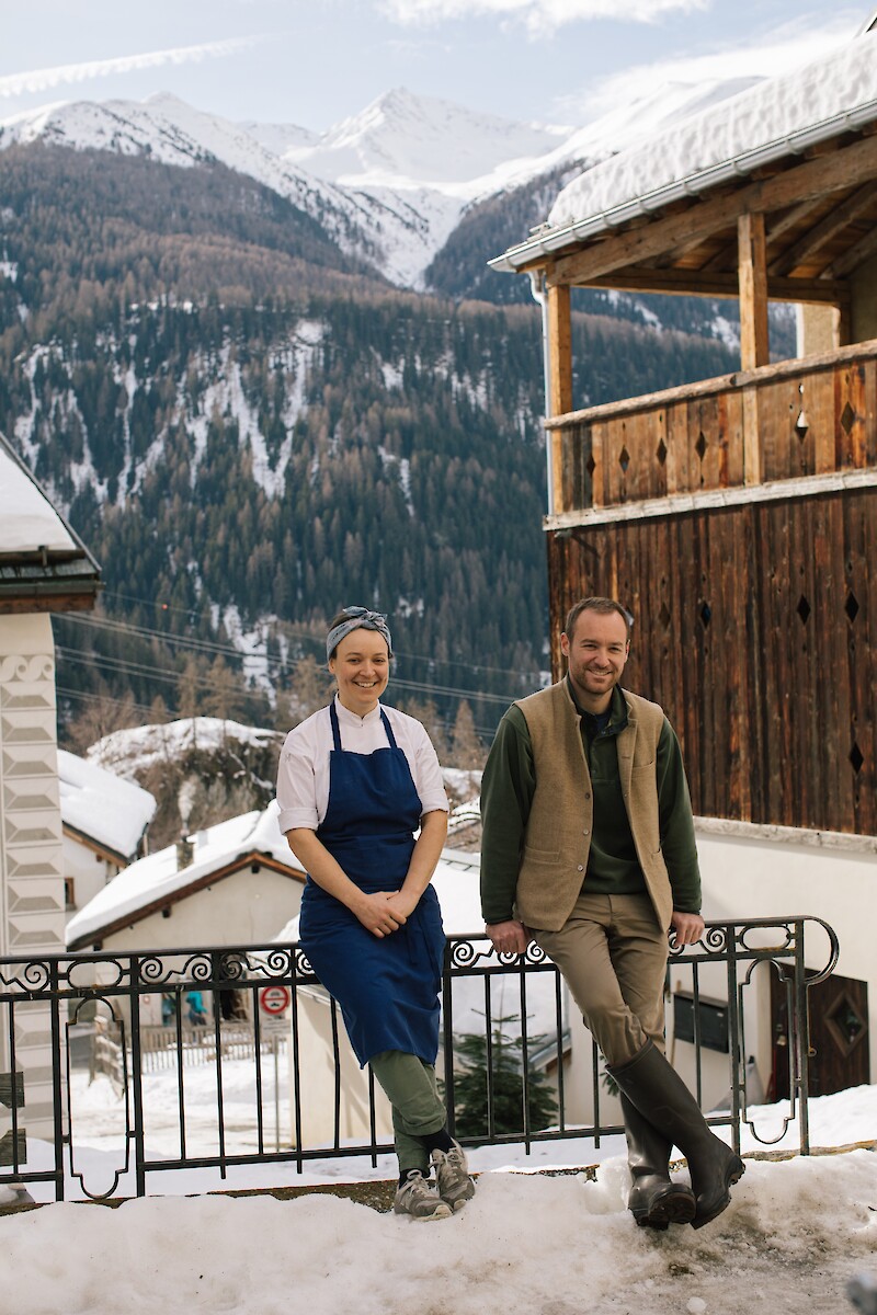 Visit Lucie and Rémy Bailloux in Ardez, Graubünden