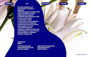 Ergänzende Webseite die eine Übersicht zu „In Memoriam“ gewährt.