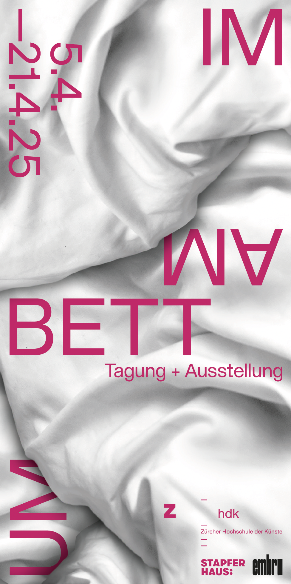 IM UM AM BETT: Tagung und Ausstellung
