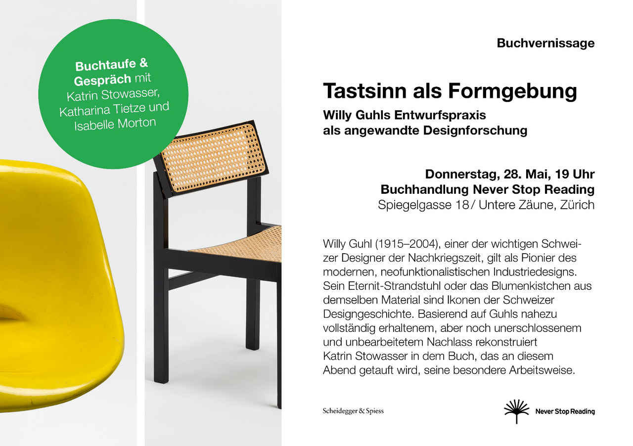 Buchvernissage: Tastsinn als Formgebung