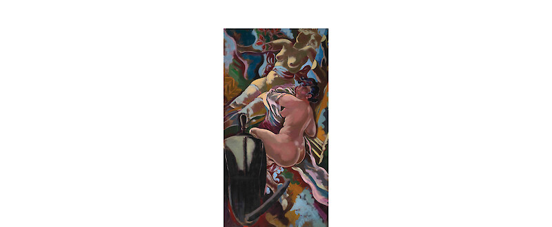 George Grosz: Zwei Frauen, 1929