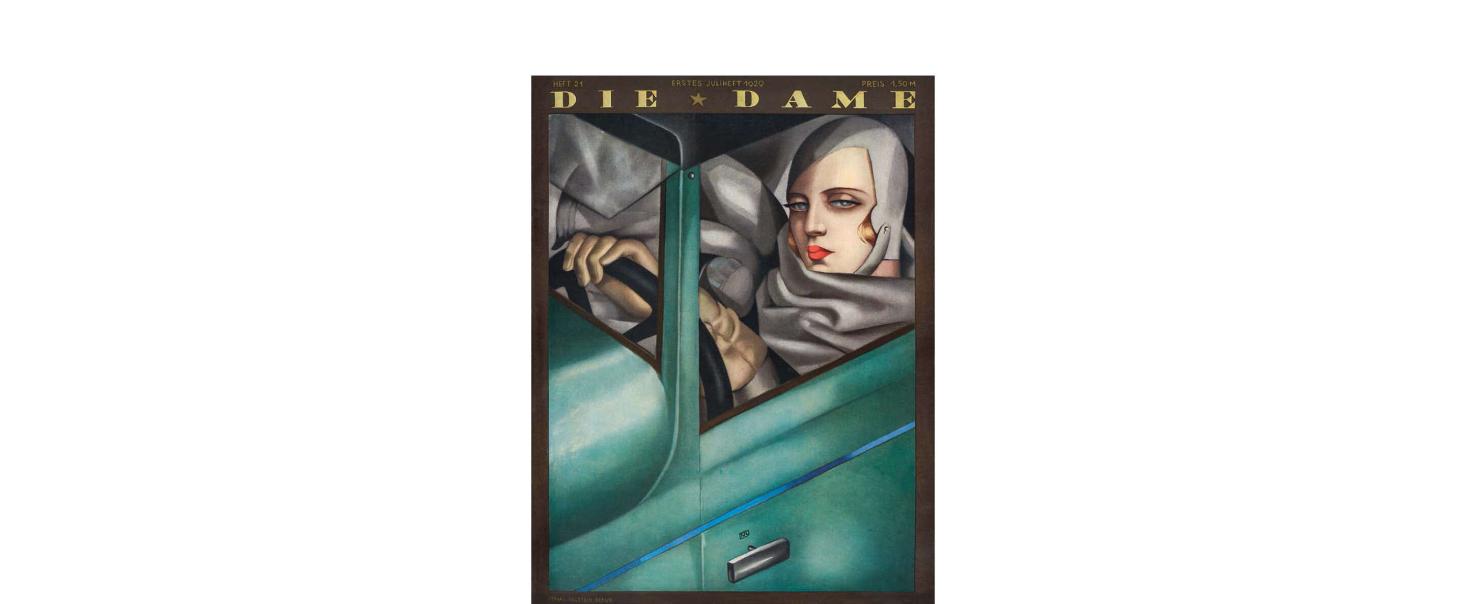 Die Dame, 1929, Titelblatt von Tamara de Lempicka