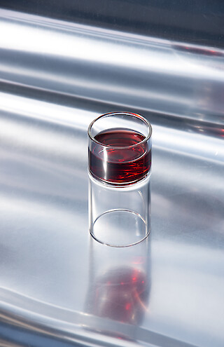 Assemblage Weinglas No. 1