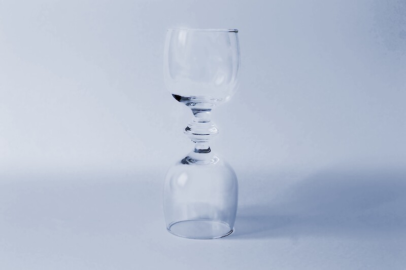 Versuchsreihe mit Glas 3/4