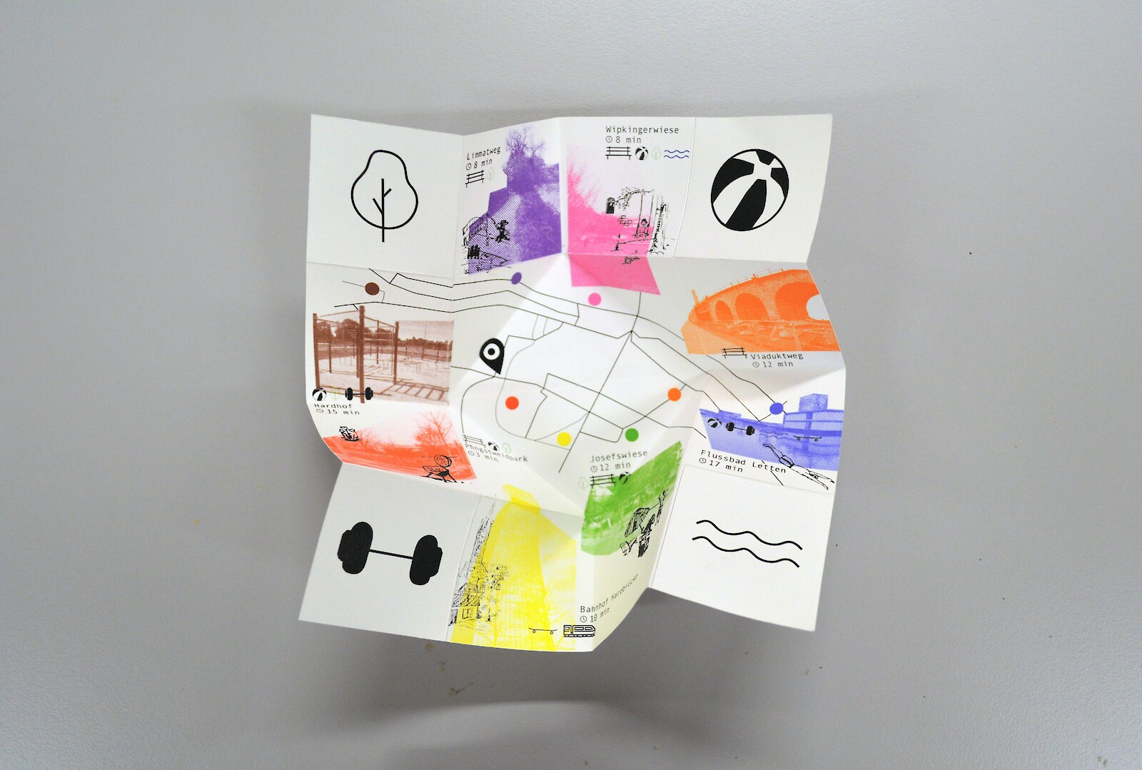 Take a walk with us, Orte und Aktivitäten rund ums Bundesasylzentrum Zürich, Jana Lüthi und Louis Straub