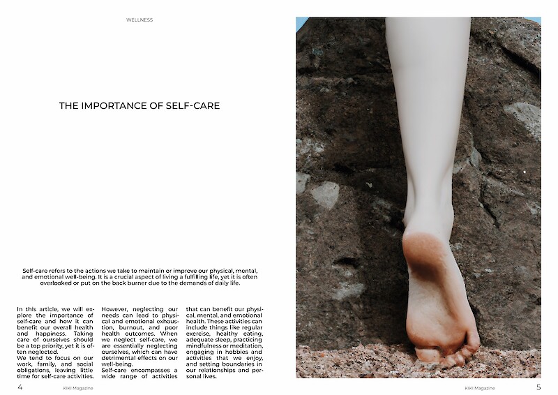 «Write a concept for a lifestyle magazine called KIKI»