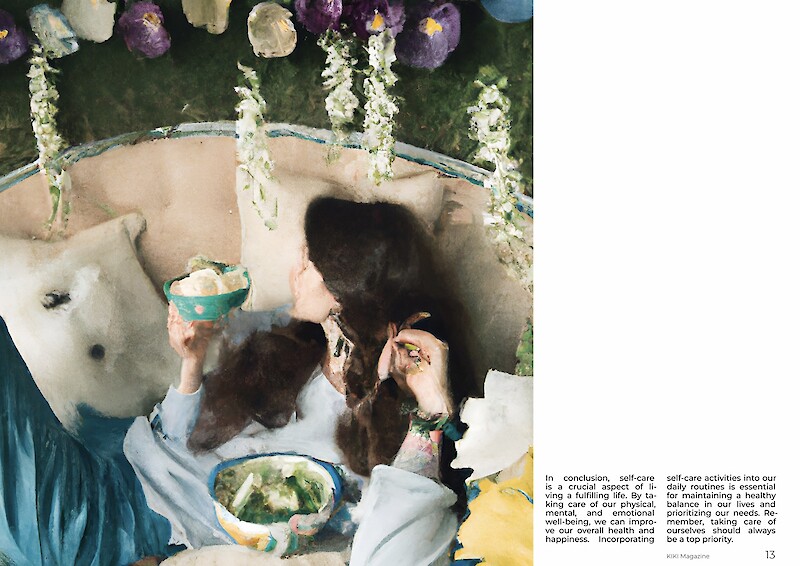 «Write a concept for a lifestyle magazine called KIKI»