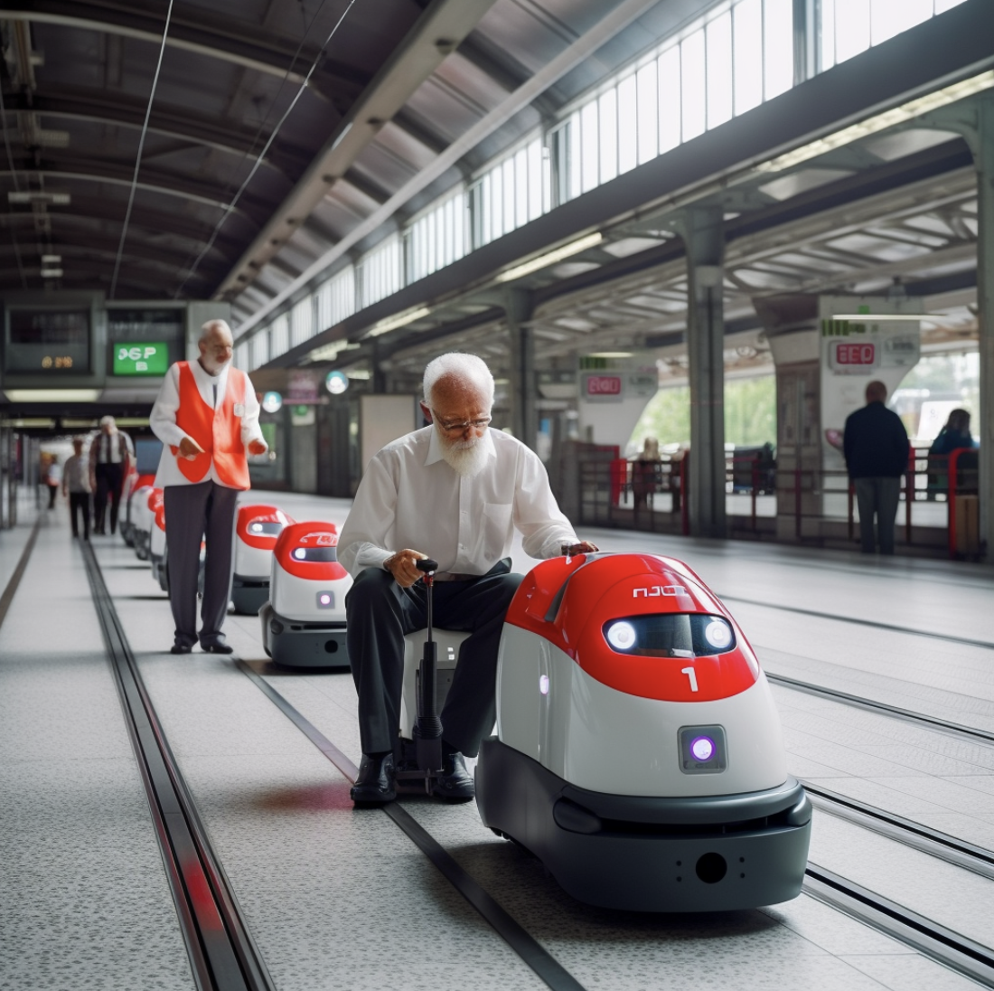 Der Bahnhof als Ort der Automatisierung, Personalisierung & Optimierung © Katarzyna Sroka & Estelle Christe